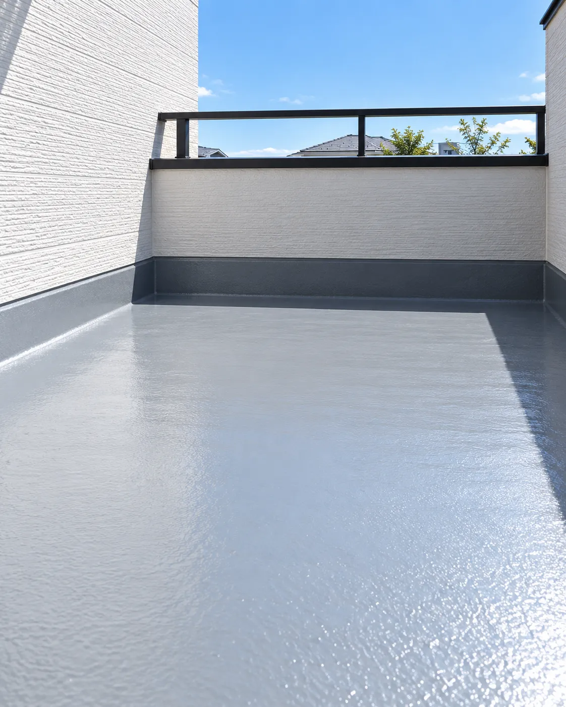 バルコニーや屋上などの防水層を点検・補修し、雨漏りを防ぎ、建物を長く守ります。 防水工事