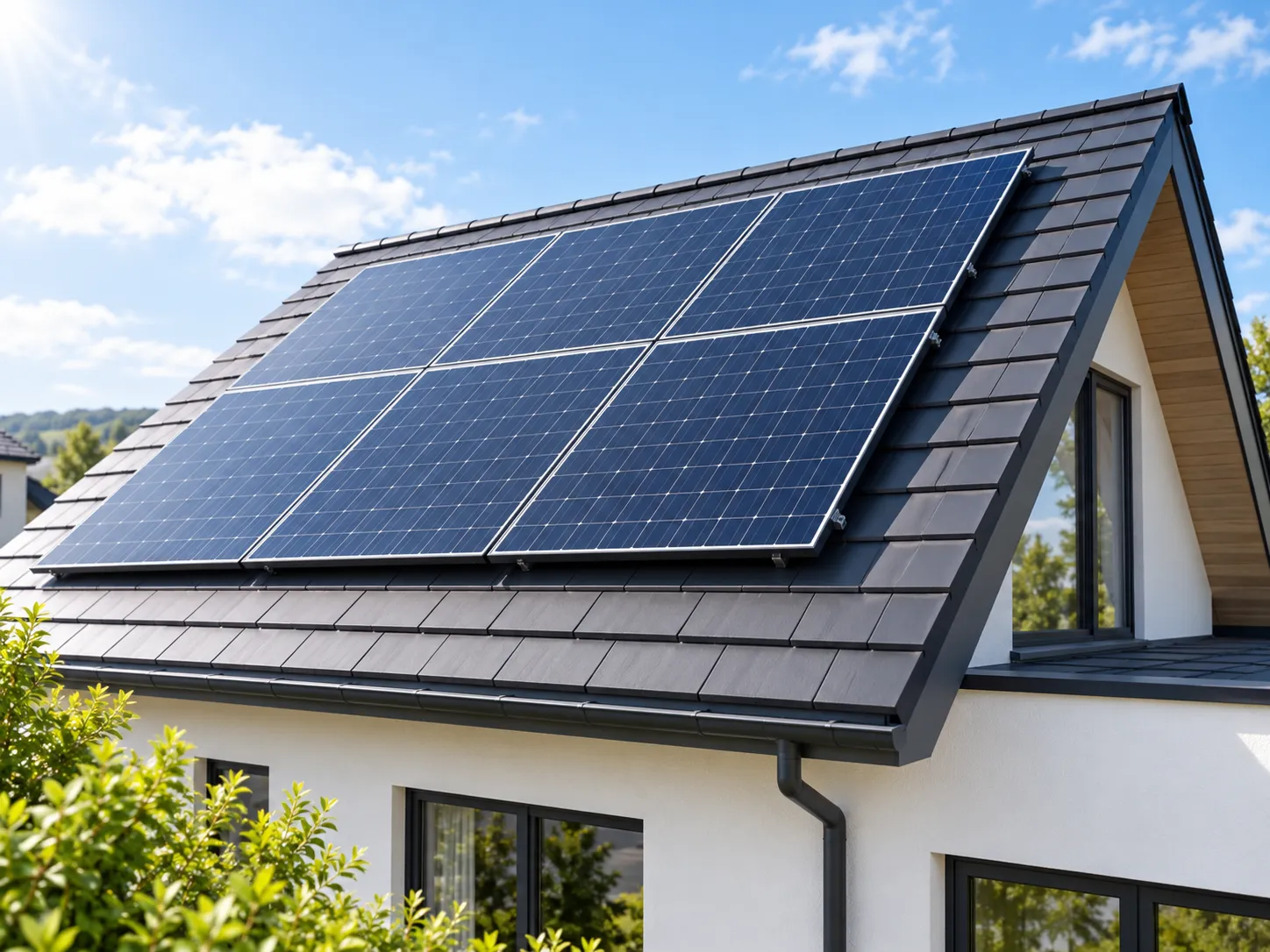 家庭で電気をつくり、光熱費の削減と災害時の安心を。 太陽光発電