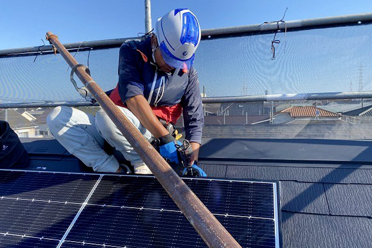 太陽光発電システムの豊富な施工実績